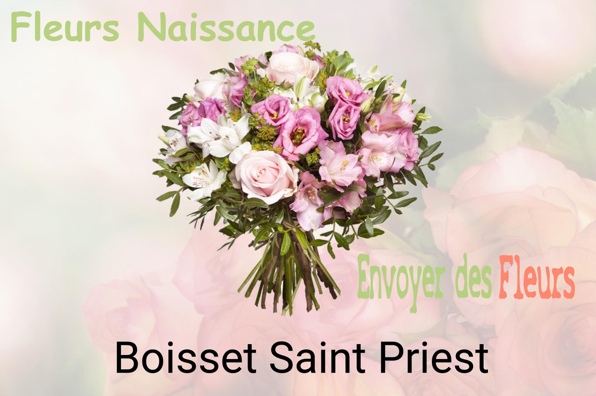 Bouquet de fleurs de naissance livré à Boisset-Saint-Priest