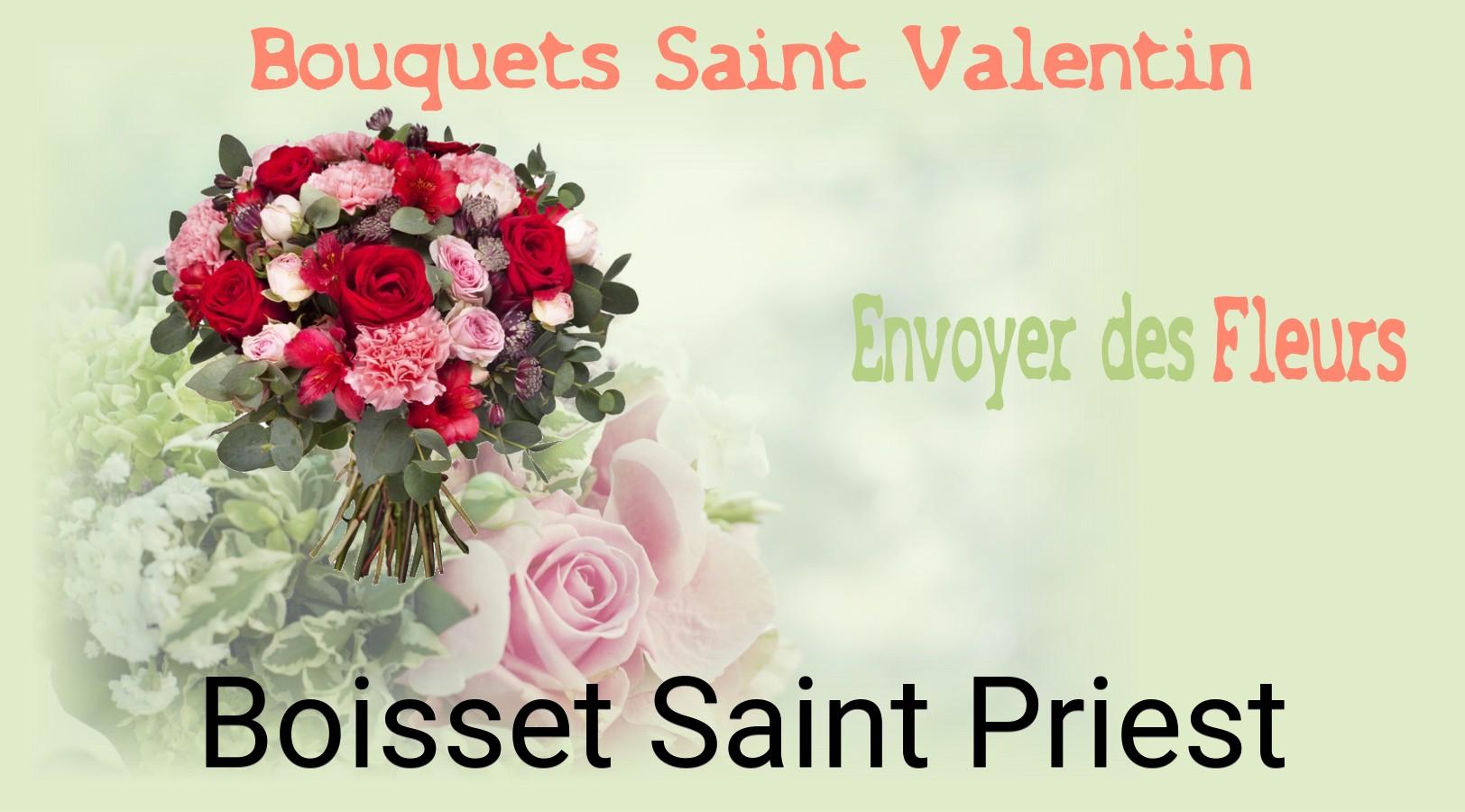 Roses de Saint-Valentin livrées à Boisset-Saint-Priest